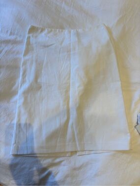 Tristan White Pencil Skirt